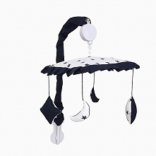 Karuzelka do łóżeczka w granatowe gwiazdki