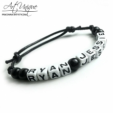 ♡ Męska bransoletka‬ z dowolnym ‎napisem i drewnianymi koralikami ♡
Cena tylko 15 zł!
Różne kolory do wyboru!
Zapraszamy do naszego sklepu :D
ARTUNIQUE.PL