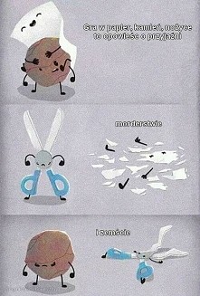 papier kamień i nożyce