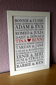 prezent ślubny obrazek w ra...