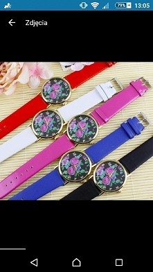 Zegarek w kwiaty