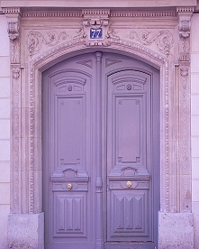 lavender door