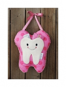 Poduszki dla wróżki - Różowa grochy