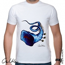 Niebieska rybka - t-shirt - S-5XL (różne kolory)