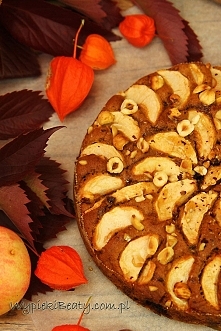 Jesienne ciasto z jabłkami ...