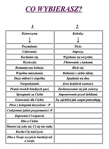 a Ty co wybierasz?
