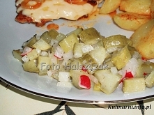 Sałatka z ogórków konserwowych