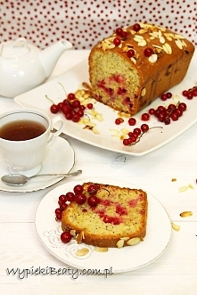 Ciasto z czerwonymi porzeczkami i makiem - Wypieki Beaty