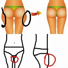 Hej, 
jakie ćwiczenia polecacie na te części ciała które są zaznaczone ?