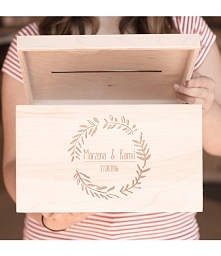 Pudełko na kartki ślubne z ...