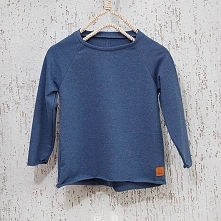 Bluza basic - jeansowa