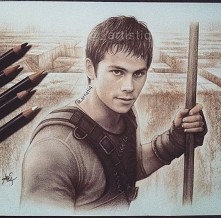 narysowany Dylan O'brien