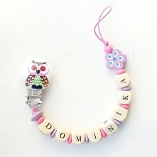 Zawieszka do smoczka z imieniem dziecka