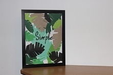 Plakat DIY na pożegnanie wakacji ;) więcej na blogu: blended.pl