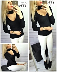 Czarny golf ZUZU <3 
Kliknij w zdjęcie by przejść do sklepu :-)