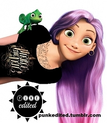punk edited Rapunzel :)