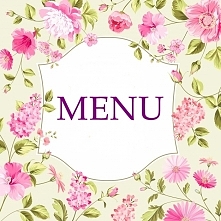 Menu weselne - projekt