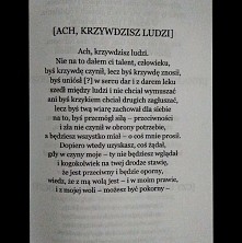 krzywdzisz ludzi ~ list od Boga