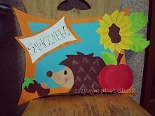 dekoracja jesienna na stołówkę