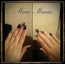 #paznokcie #nails #black #m...