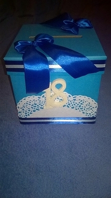 Pudełko na koperty na 18 nastkę ;) Wykonam na zamoweinie, moj e-mail: milena.szubinska@o2.pl