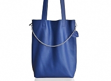 Skórzany worek z łąńcuchem