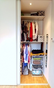 Garderoba własnoręcznie zrobiona! Opisujemy szczegóły krok po kroku i kosztorys na blogu :)