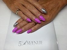 Pazurki żelowe + Metal Manix silver