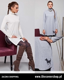 Elegancka tunika z golfem. Dobrze wygląda w zestawieniu z legginsami i wysokimi butami.
Przyjemna w dotyku i miękka.
Doskonała na imprezy lub jesienne wyjścia ze znajomymi.

Co ...