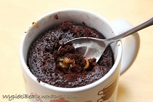 Czekoladowe ciasto w kubku - Wypieki Beaty