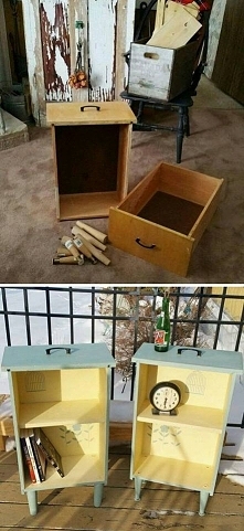 Pomysł na odnowione szafecz...