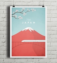 Japonia - vintage plakat A2