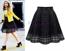 Ażurowa spódnica z wysokim stanem. Klik w zdjęcie.