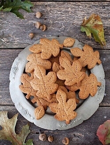 Ciasteczkowe listki :)