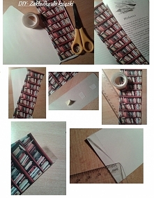 Prosty sposób na zakładkę do książki ;) 
Wystarczy wydruk, nożyczki, taśma i tekturka. Wycinamy odpowiednio tekturę i wydrukowany obrazek, potem przyklejamy je za pomocą taśmy d...