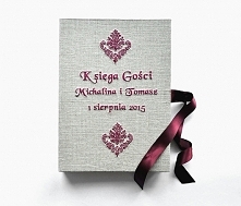 A4 personalizowana księga gości