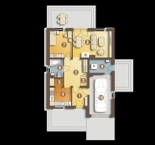 Projekt gotowy domu jednorodzinnego Miła II to pomysł na dom tradycyjny o dość konserwatywnej architekturze. Miła II należy do średnich i małych domków i posiada bardzo popularn...