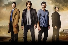 Castiel, Sam, Dean & Crowley