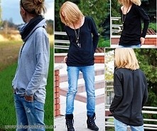 Bluza dresowa HONEY - wykończona szwami "zewnętrznymi". Rozmiary S/M/L - producent Polski Sisters.Strona producenta shopsisters.eu