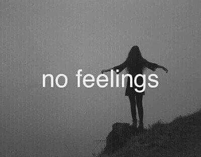 no feeling