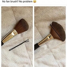 brushes life hack haha