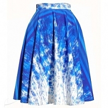 Wzorzysta spódnica z koła dostępna w butiku Łatka fashion