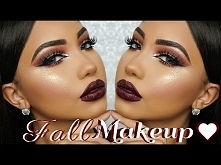 Fall Dark Burgundy Makeup Tutorial