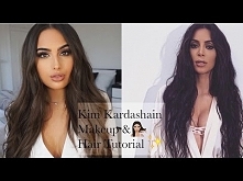 Kim Kardashian MAKEUP &amp; HAIR Tutorial