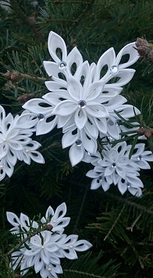 Śnieżynki na choinkę :) Wyk...