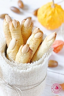 Ciasteczka paluchy wiedźmy - Wypieki Beaty