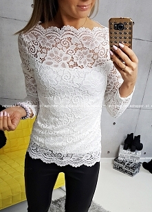 zjawiskowa WHITE NEOMI koronkowa ELEGANCE dostępna w Naszym e-sklepie :*