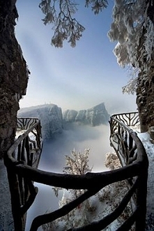 Góry Tianmen w Chinach.