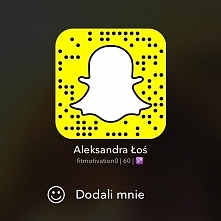 zapraszam was na mojego motywacyjnego snapa :) wreszcie zdecydowałam się do was pogadać