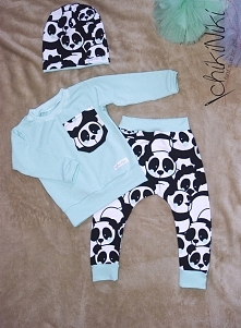 "Pandowy" komplet, szyty ręcznie.
Zapraszam fb: ChikiNiki